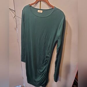 Medium Green Long Sleeve Dress